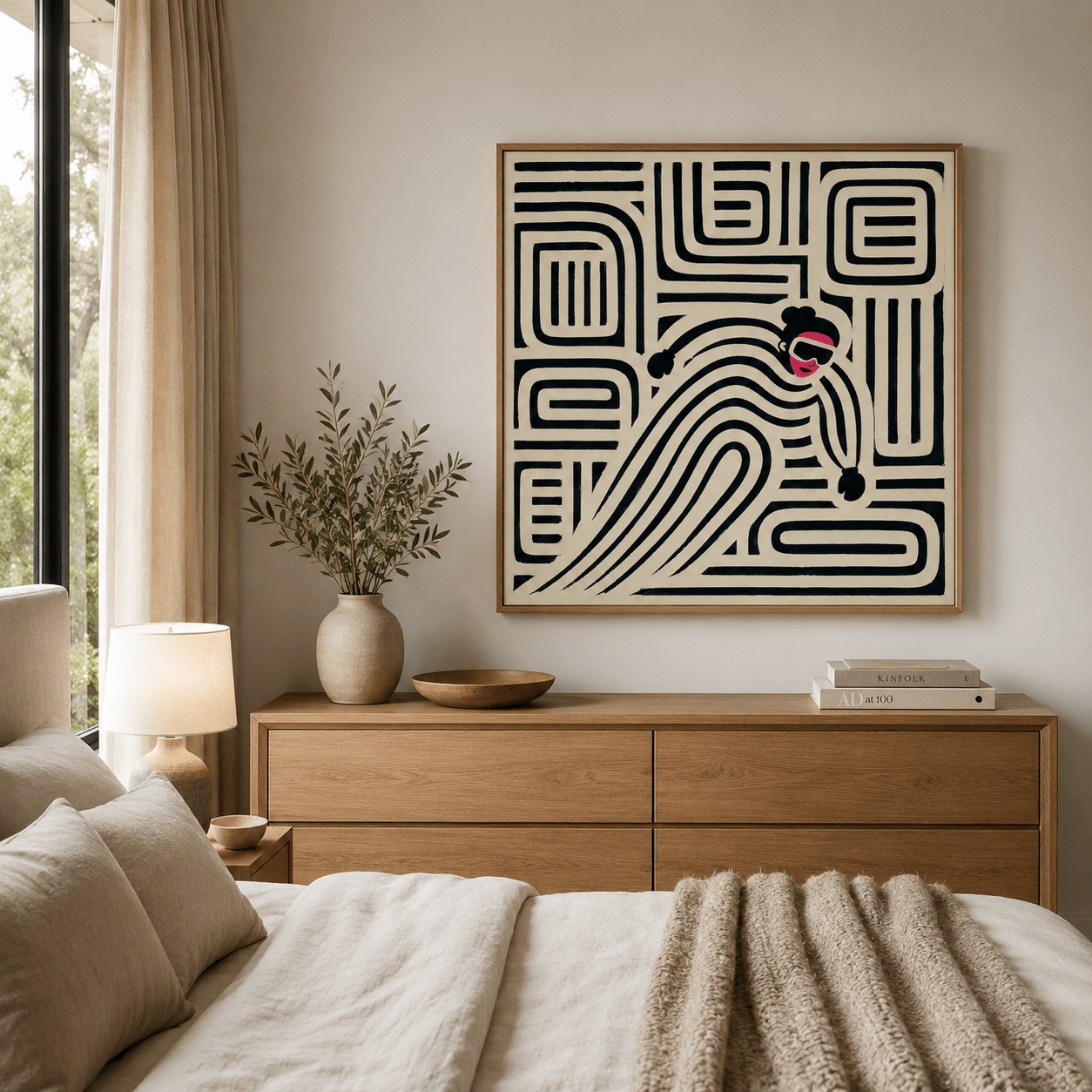 Ski Wall Art Canvas Print — Flow State | Rossetti Art