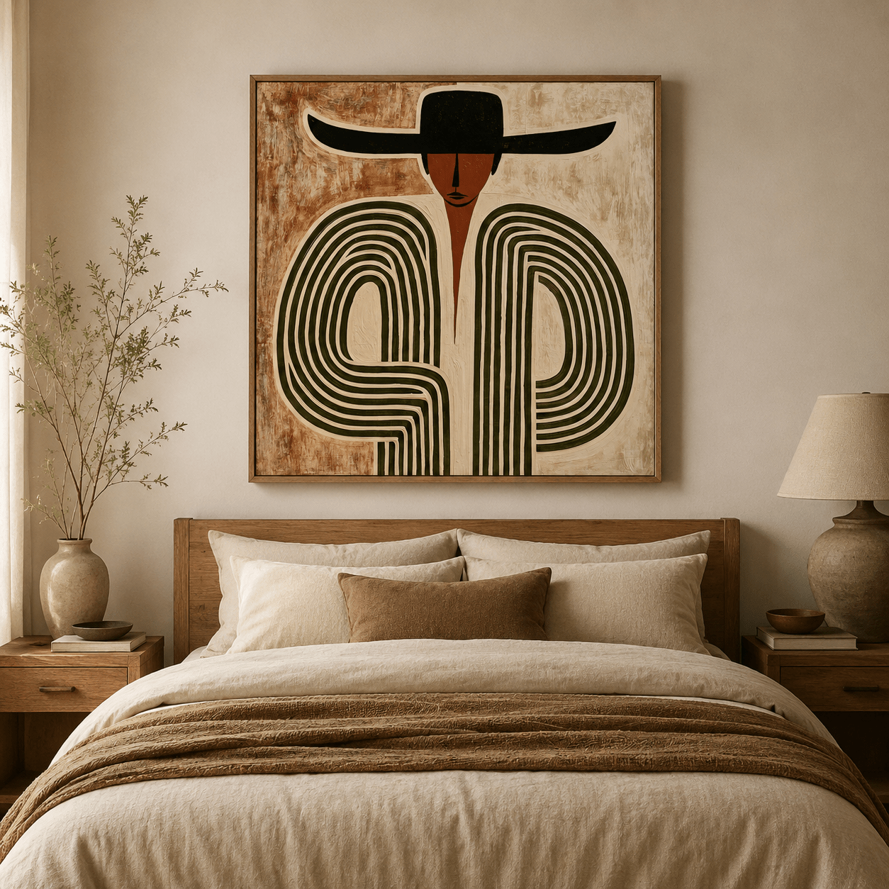 Southwest Wall Art Canvas Print — The Stranger by Rossetti Art