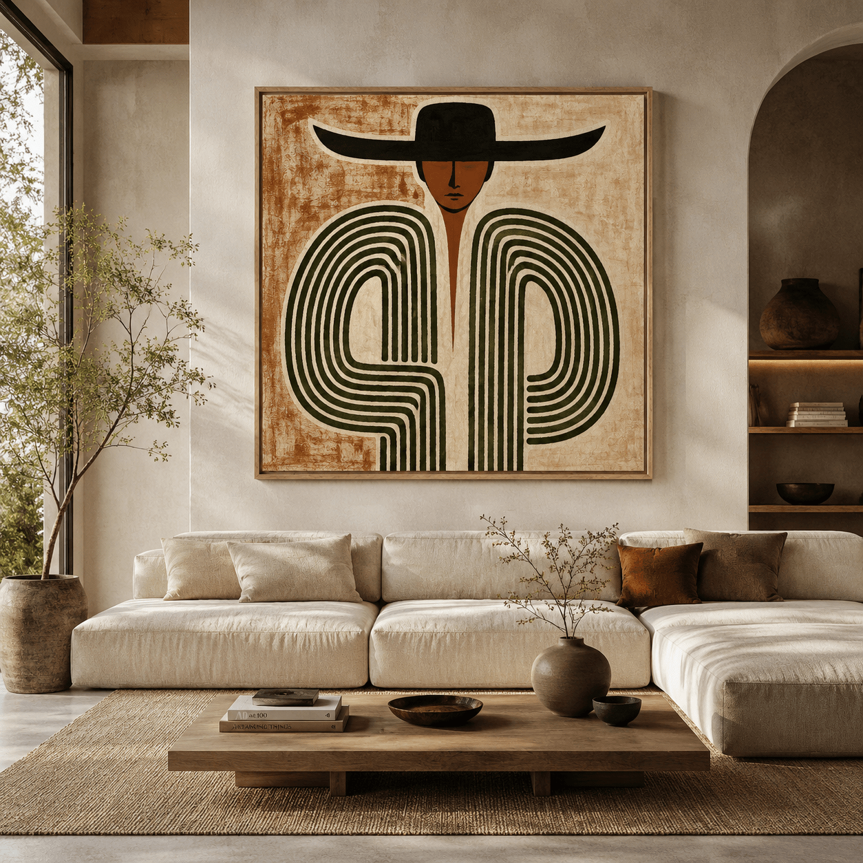 Southwest Wall Art Canvas Print — The Stranger by Rossetti Art