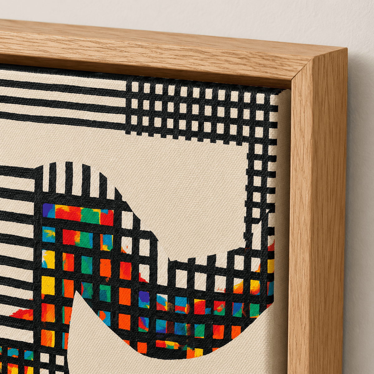Sports Canvas Wall Art — Full Stride by Rossetti Art modern abstract canvas wall art by Rossetti Art – luxury interior design artwork for living room, bedroom, office – Entryway Wall Art Living Room Canvas Art modern-canvas-print