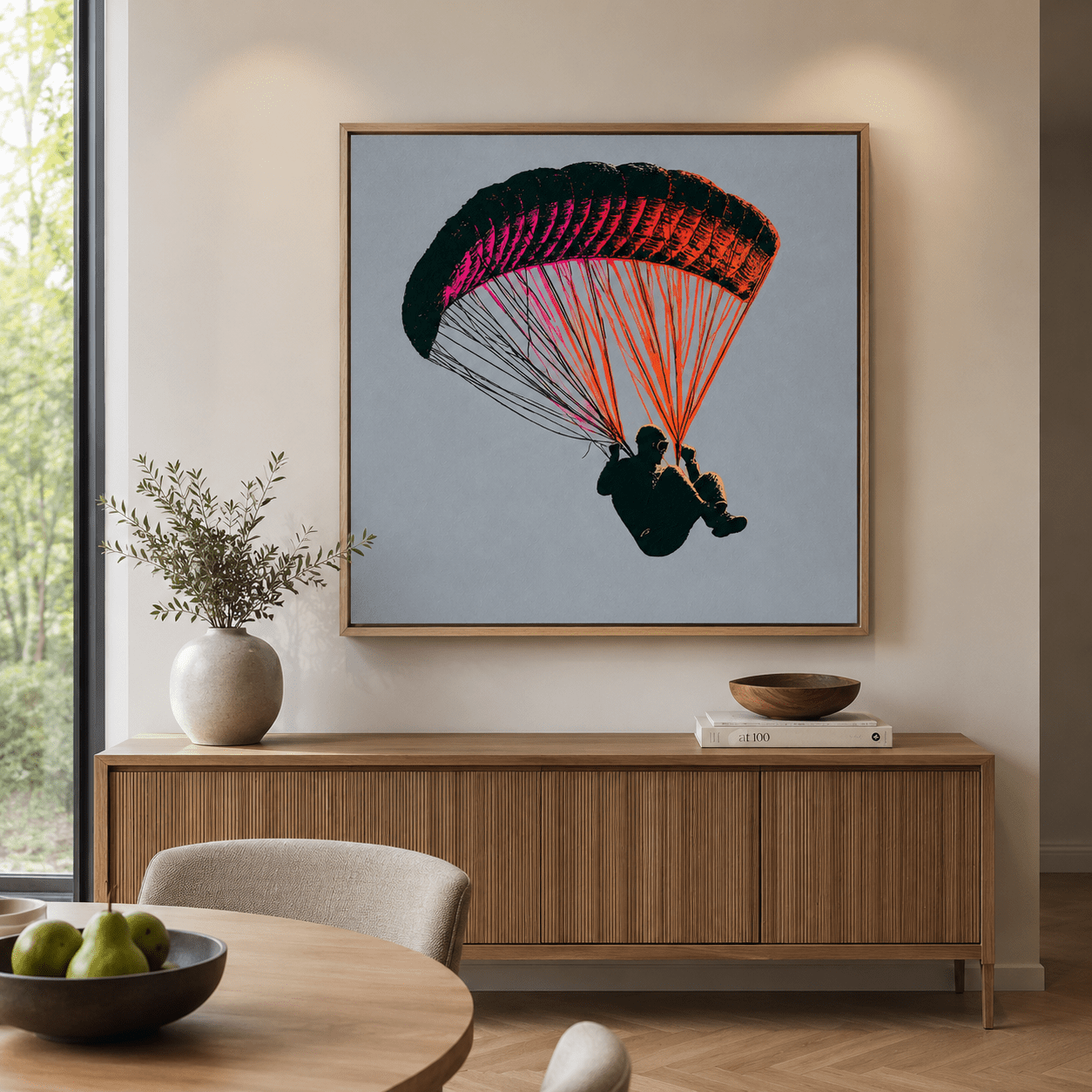 Sports Wall Art Canvas Print — Free Fall by Rossetti Art