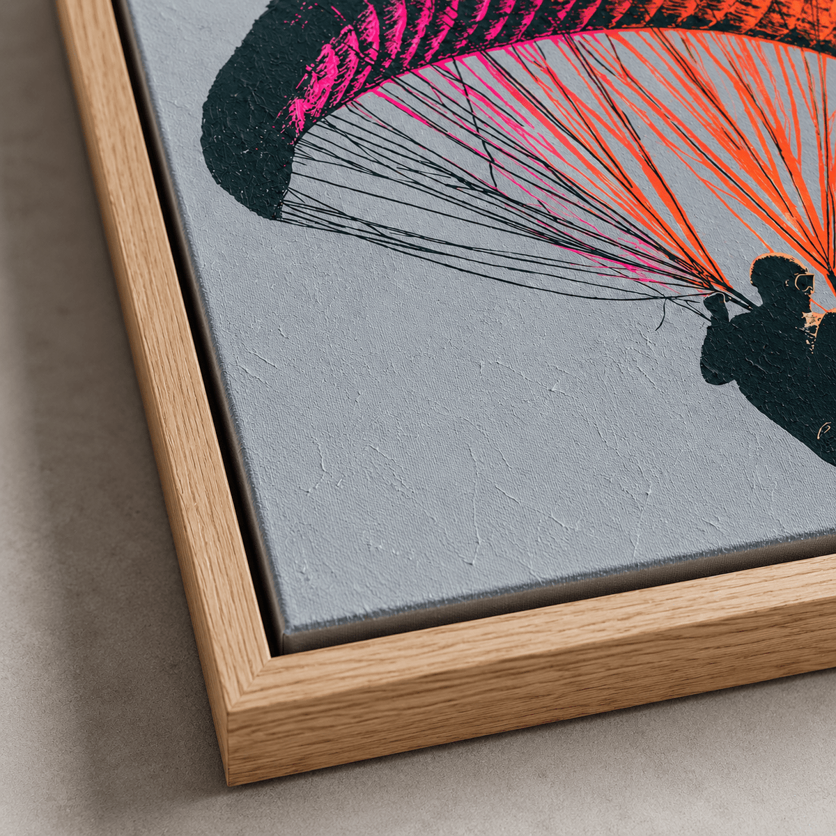 Sports Wall Art Canvas Print — Free Fall by Rossetti Art