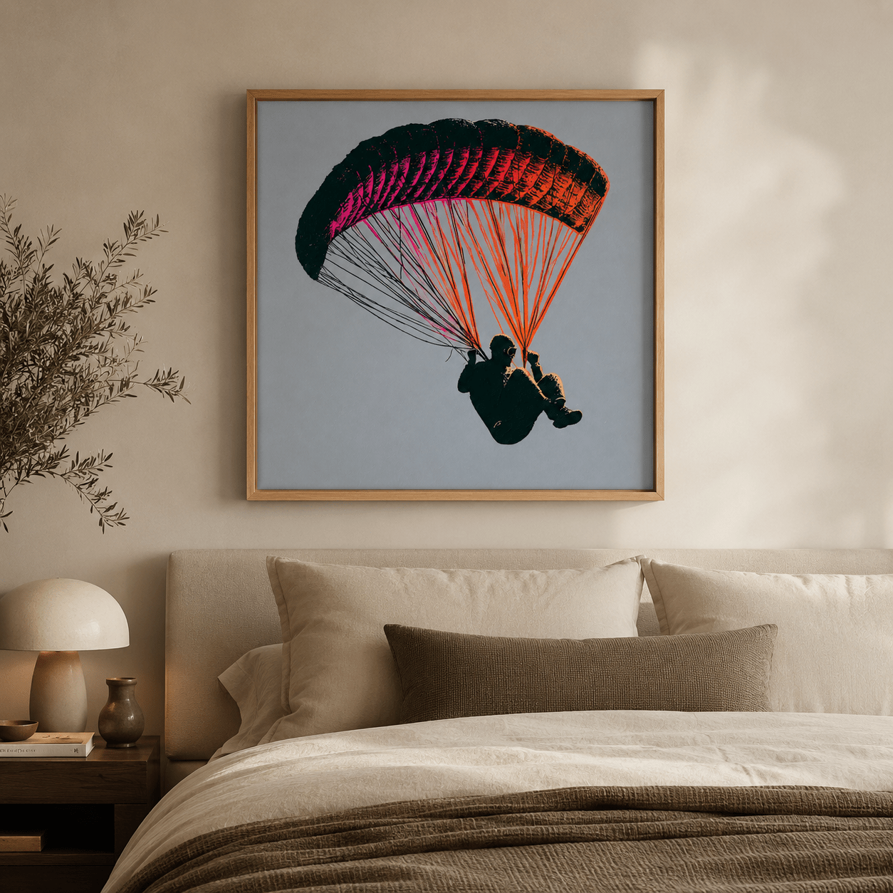 Sports Wall Art Canvas Print — Free Fall by Rossetti Art