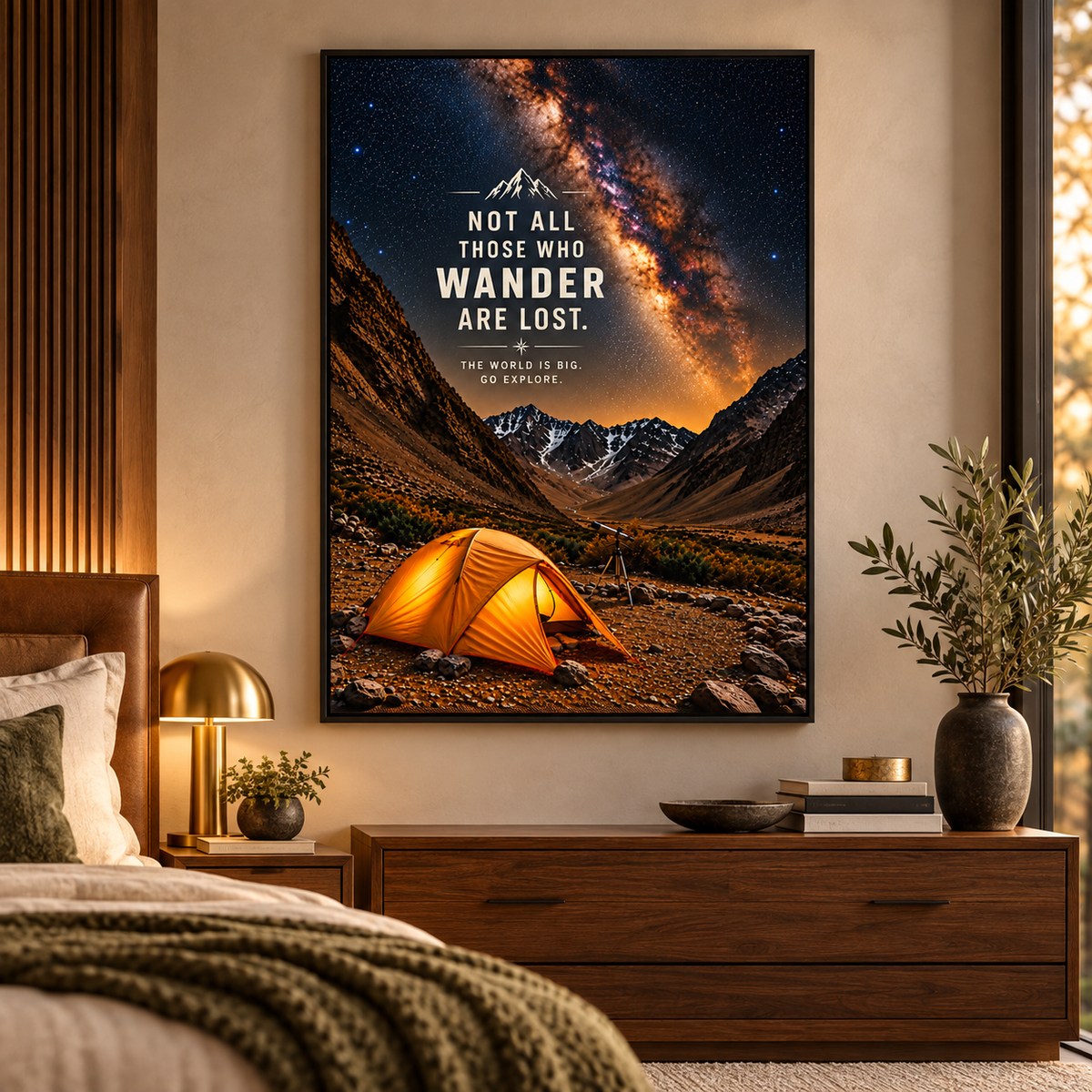 Starry Night Wall Art – Wanderer's Sky by Rossetti Art