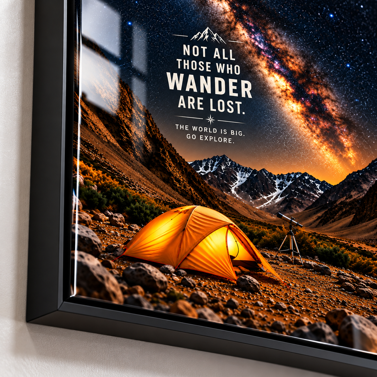 Starry Night Wall Art – Wanderer's Sky by Rossetti Art