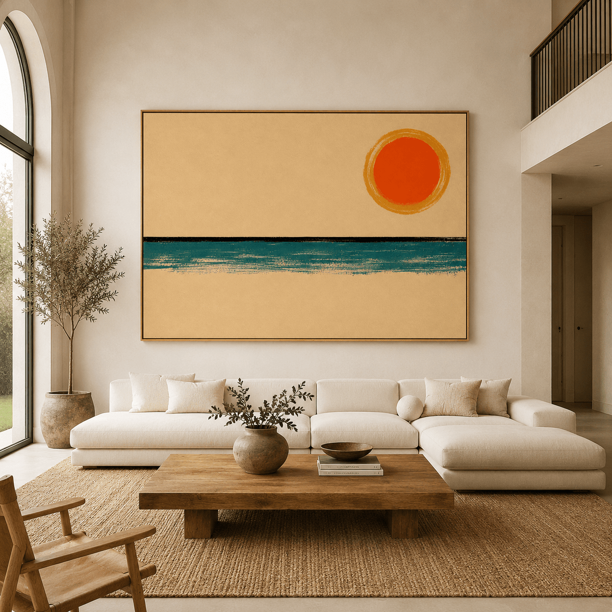 Sunset Wall Art Canvas Print — Golden Hour by Rossetti Art
