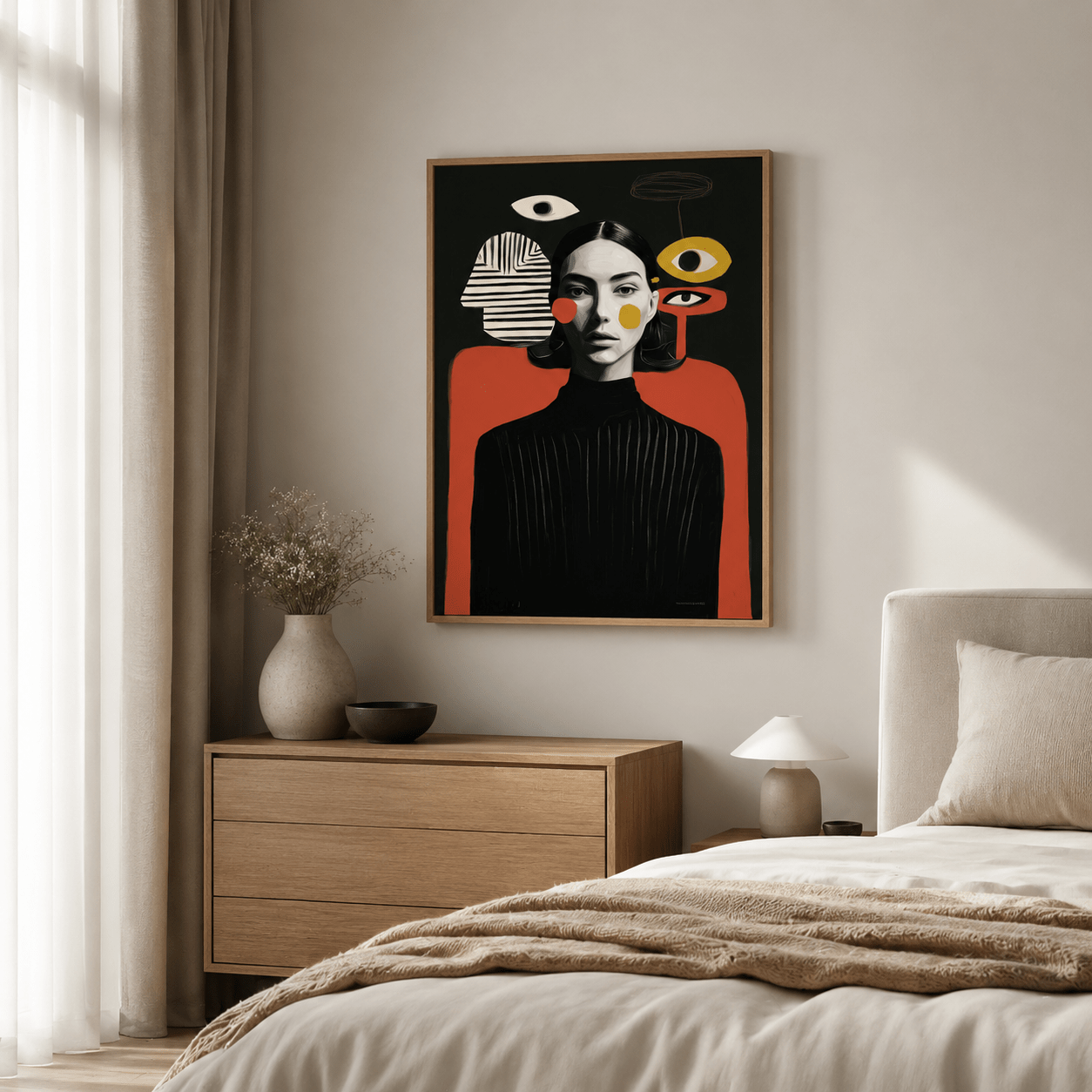 Surreal Art Print Canvas — Strange Orbit by Rossetti Art