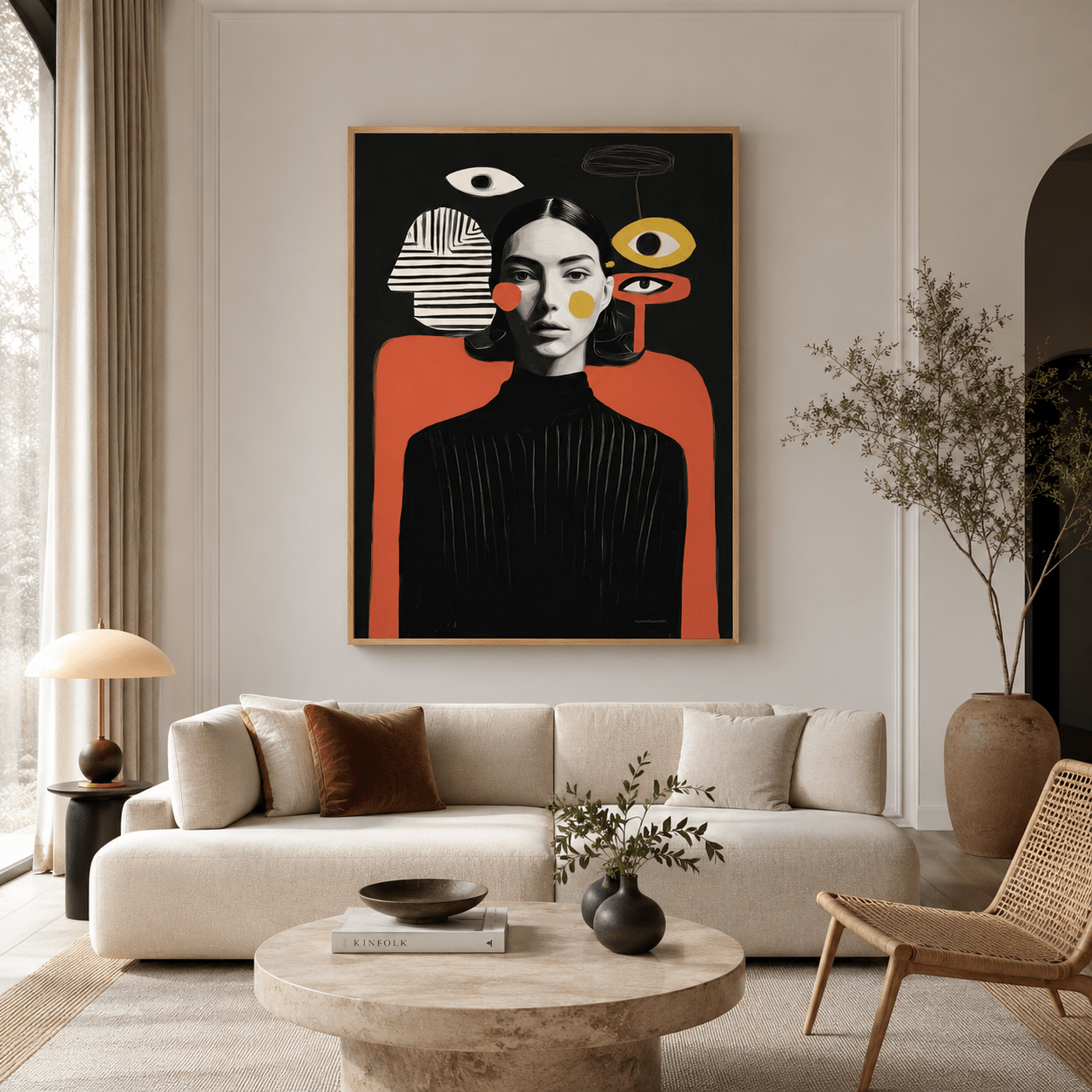 Surreal Art Print Canvas — Strange Orbit by Rossetti Art