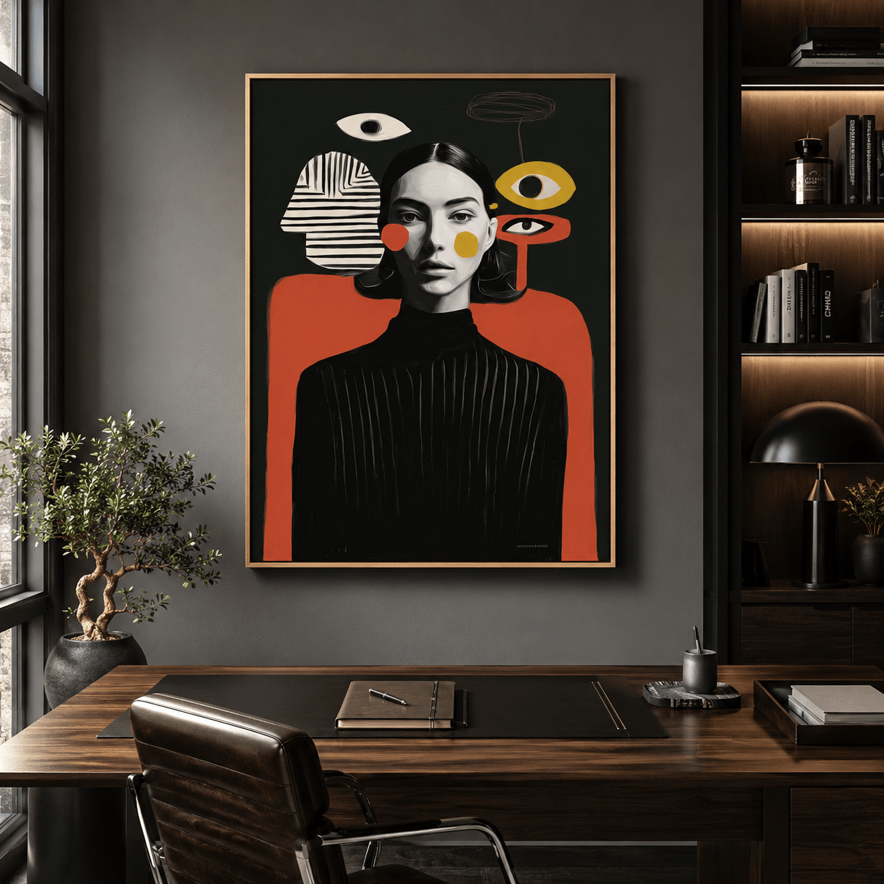 Surreal Art Print Canvas — Strange Orbit by Rossetti Art