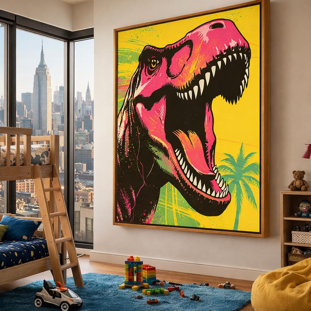 T-Rex Art For Kids
