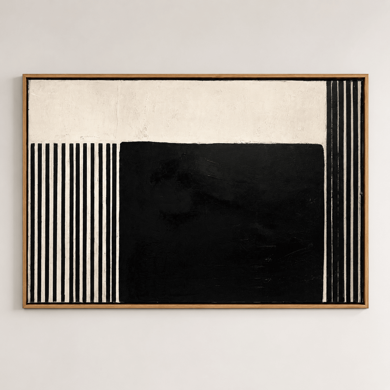 Textured Abstract Wall Art for Living Room Painting — Divide by Rossetti Art