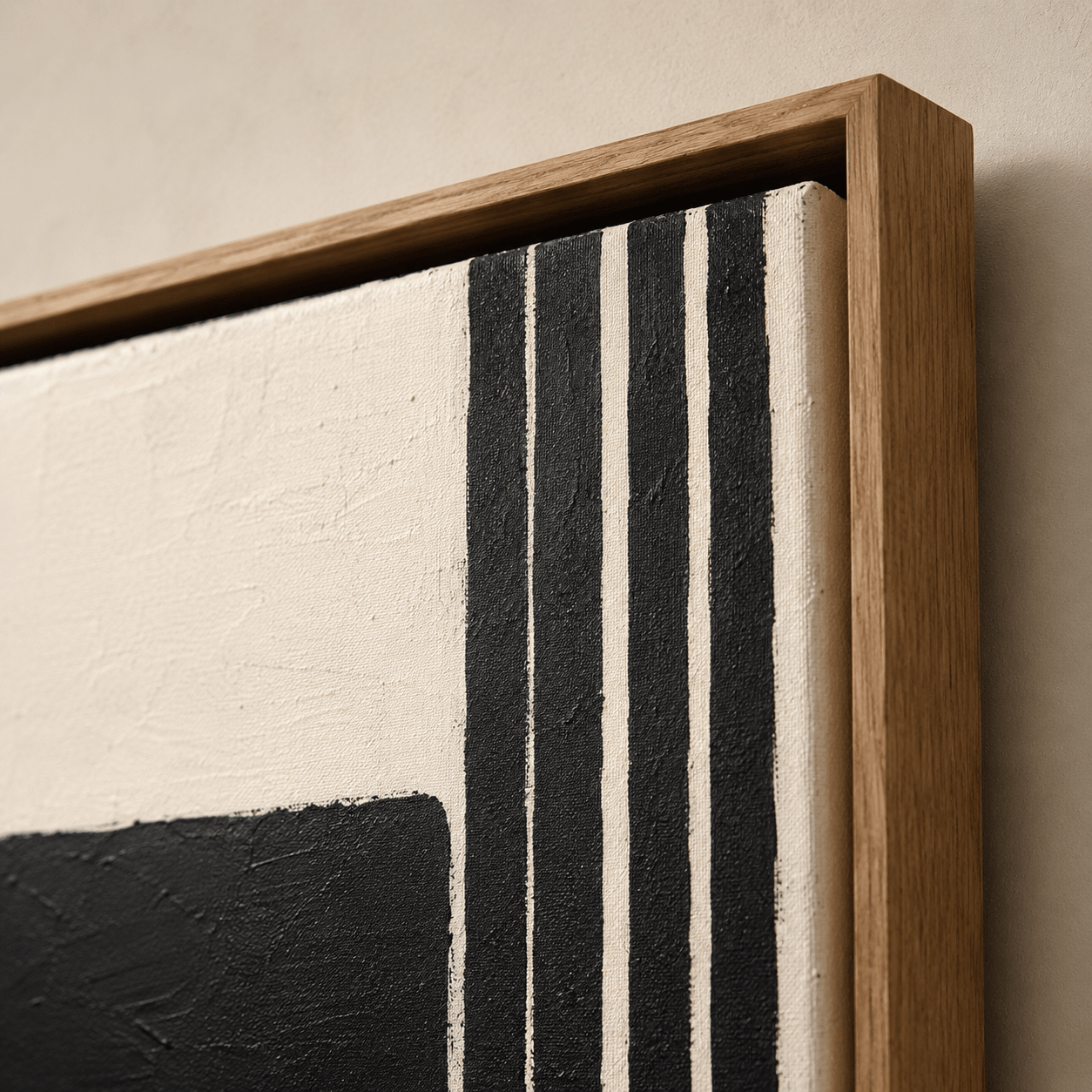 Textured Abstract Wall Art for Living Room Painting — Divide by Rossetti Art