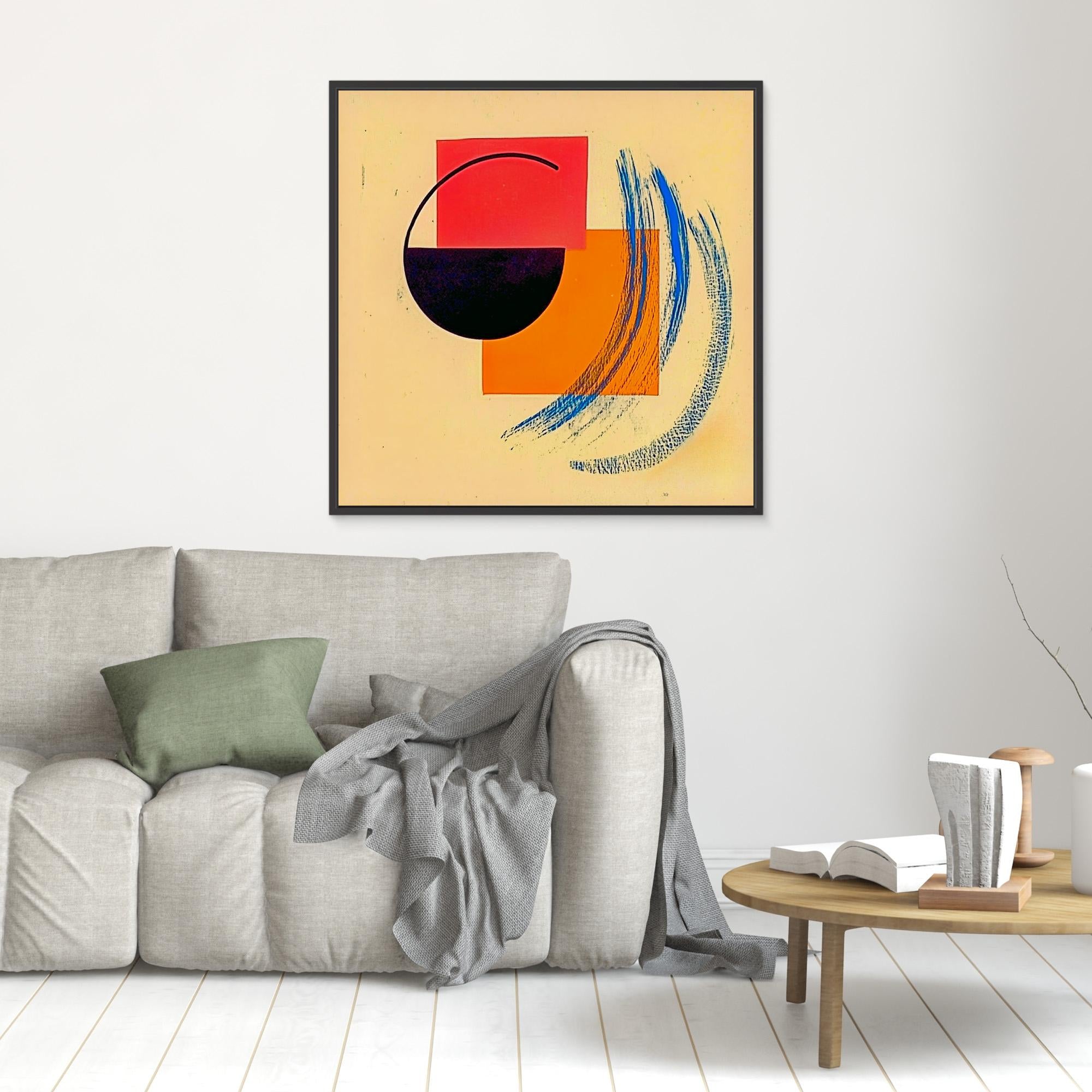 Canvas Print : Geometric Abstract  - Modern Shapes Wall Decor