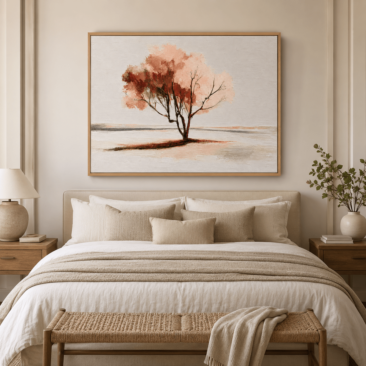 Tree Art Print — Pale Season by Rossetti Art