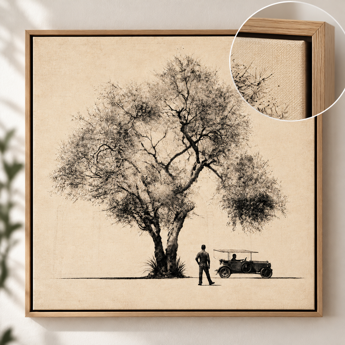 Tree Canvas Wall Art – Shade of Yesterday by Rossetti Art