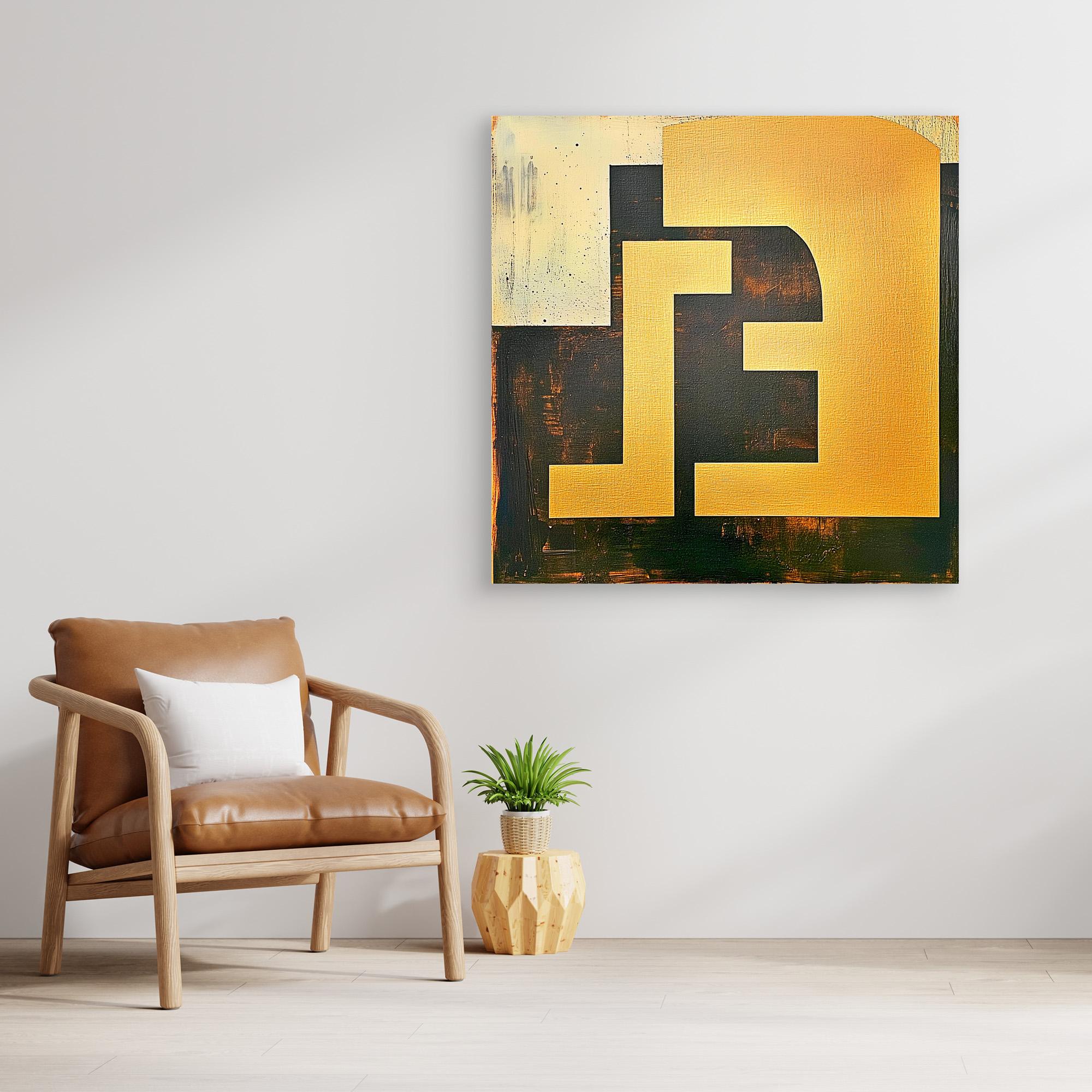 Canvas Print : Radiant Geometry - Modern Abstract Wall Art Canvas