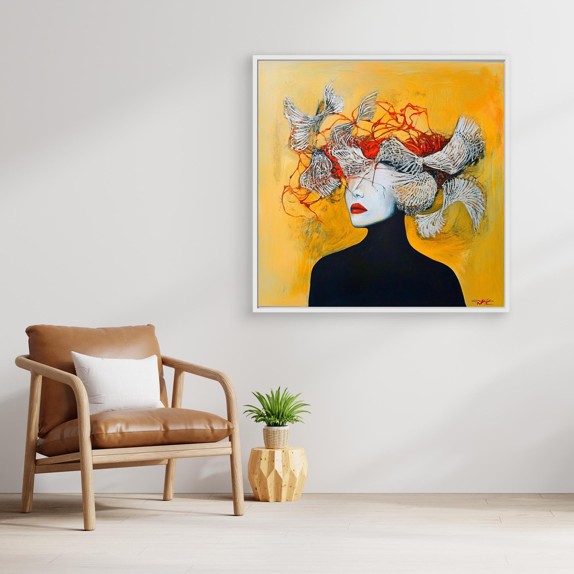 Canvas Print - Butterfly Dreams - Modern Portrait Canvas Art | Abstract Wall Decor