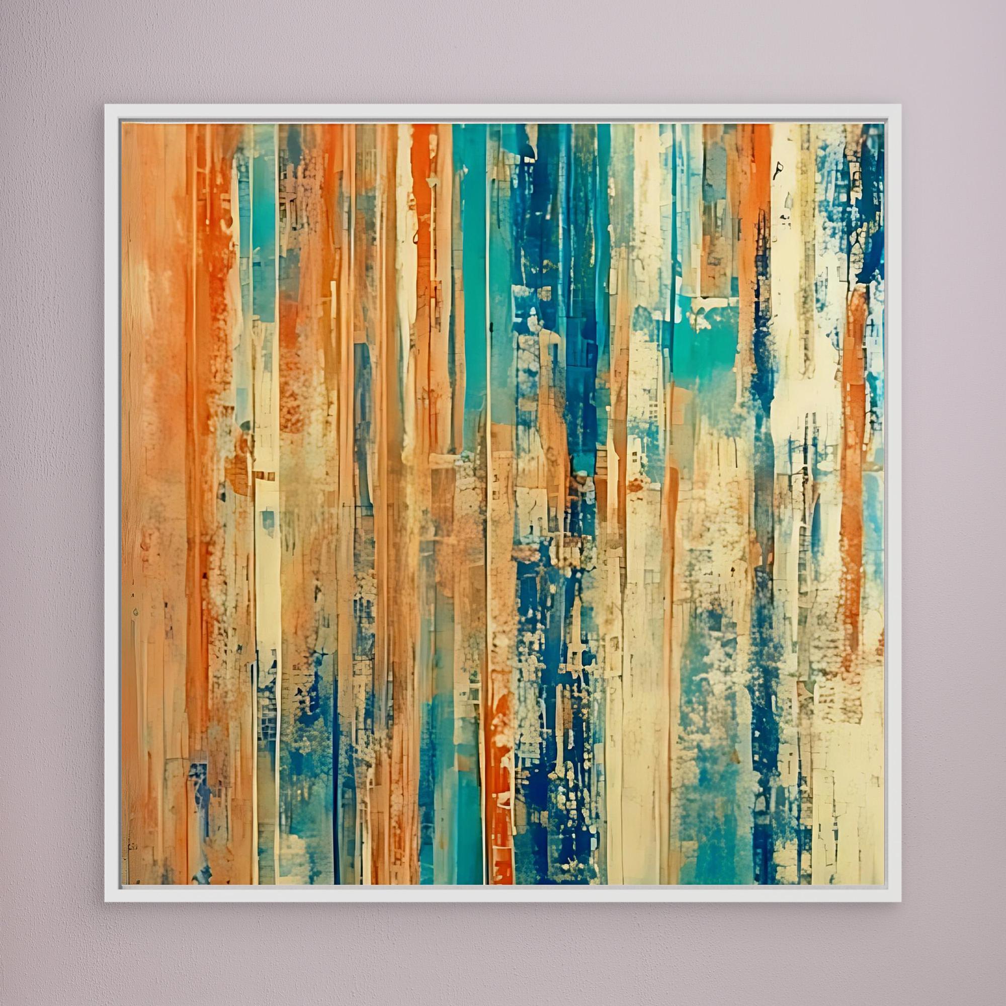 Canvas Print: Ocean Drift - Abstract Coastal Wall Art