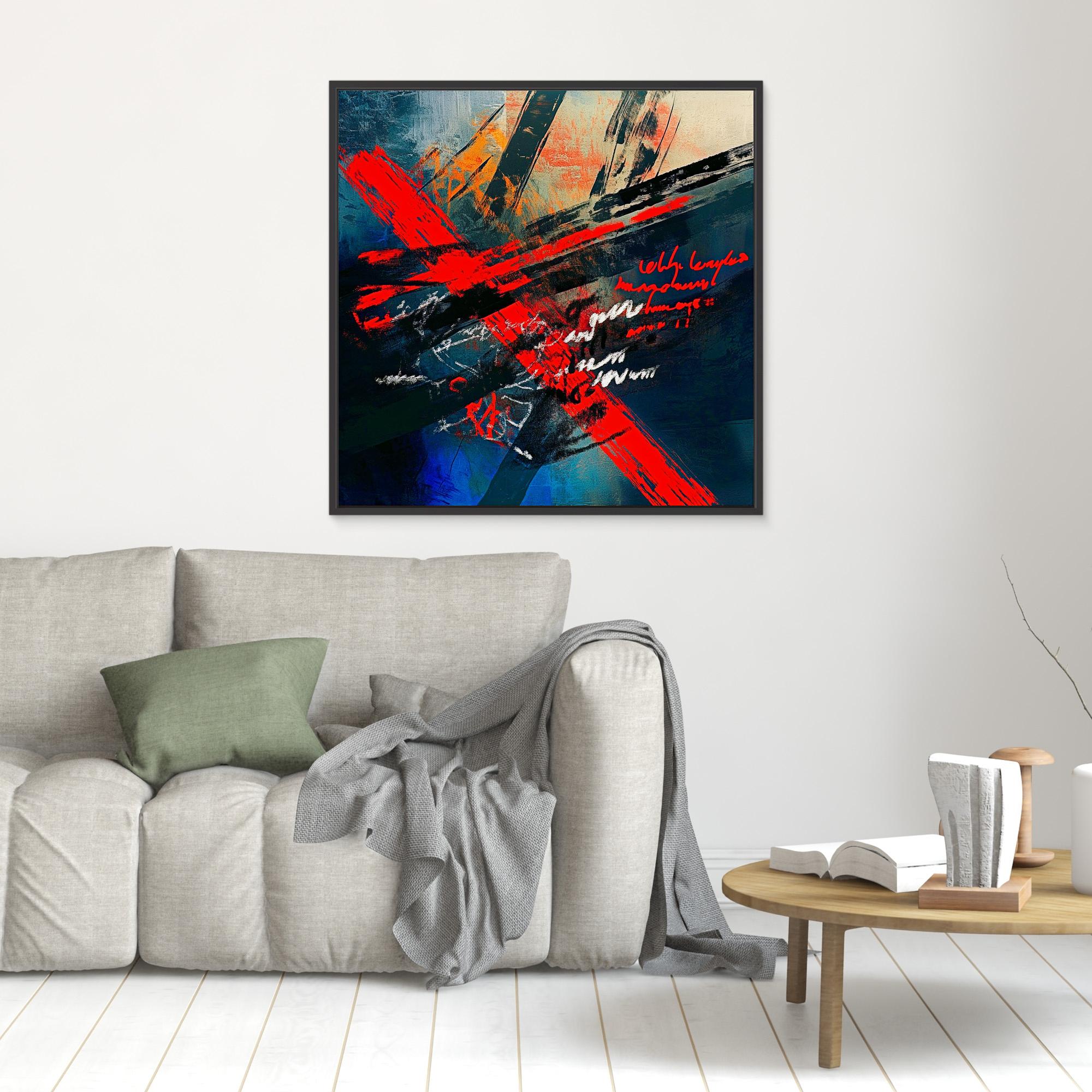 Canvas Print : Vivid Chaos - Abstract Wall Art Canvas