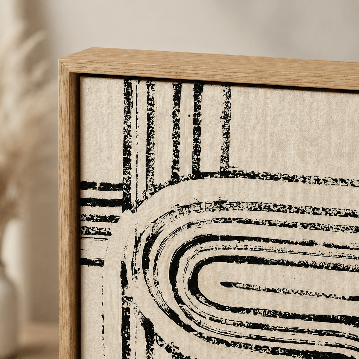 Wabi Sabi Art Canvas Print — Meander by Rossetti Art