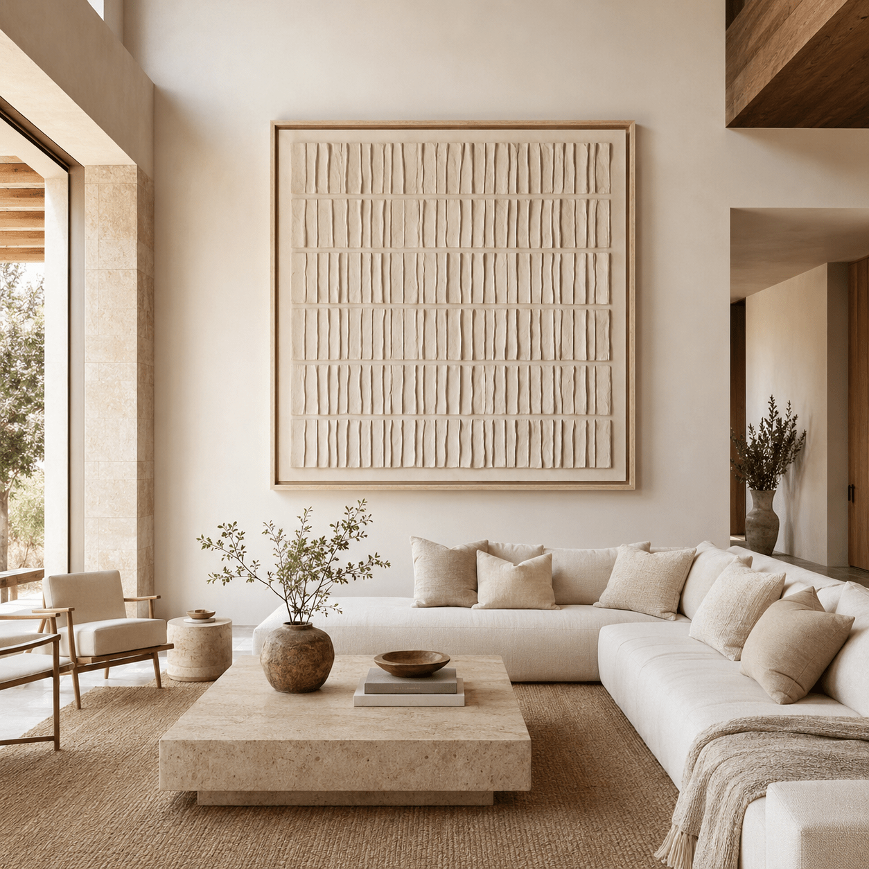 Wabi Sabi Textured Painting