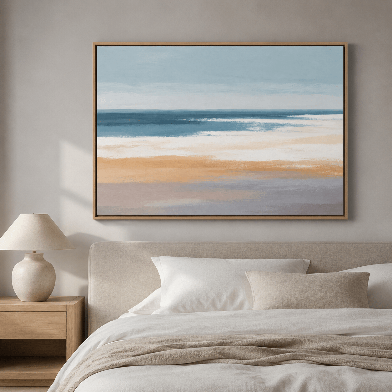 Wave wall art – Tidal Drift by Rossetti Art, room setting