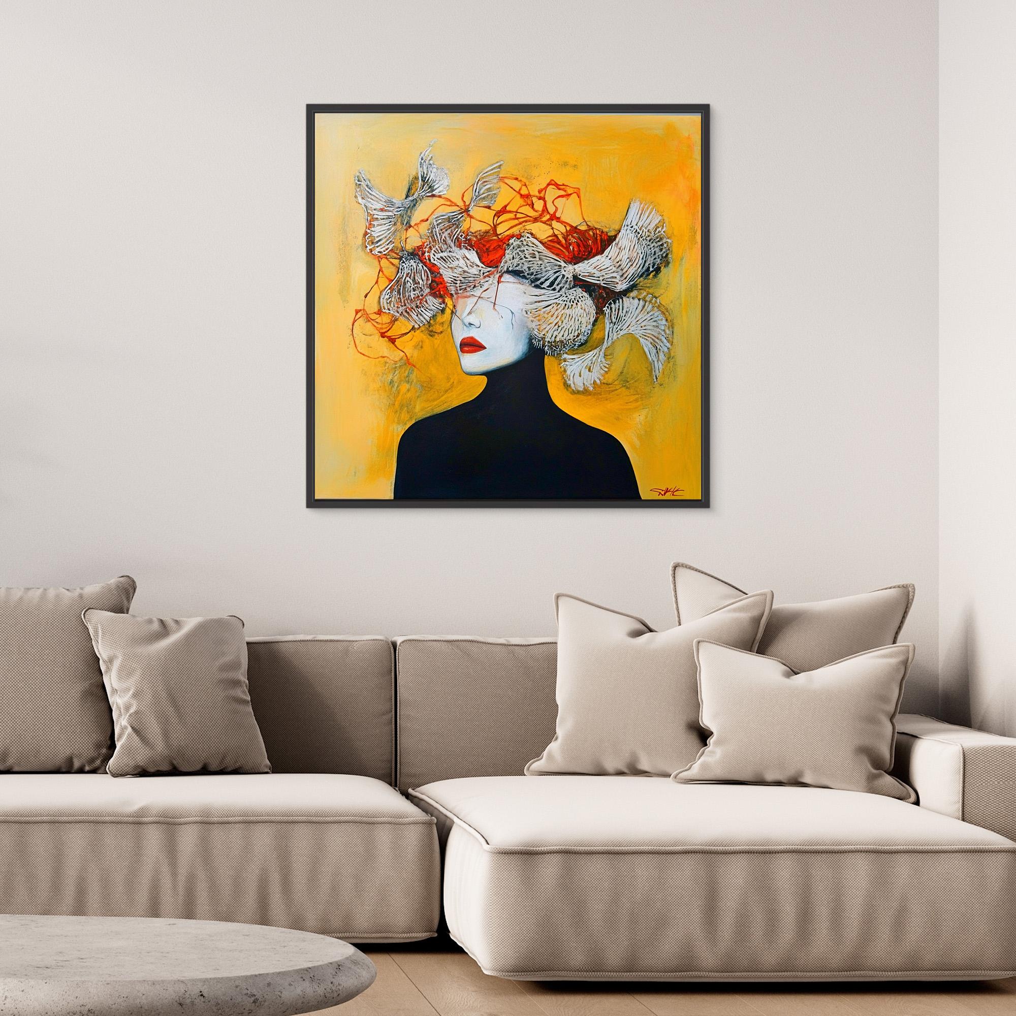 Canvas Print - Butterfly Dreams - Modern Portrait Canvas Art | Abstract Wall Decor