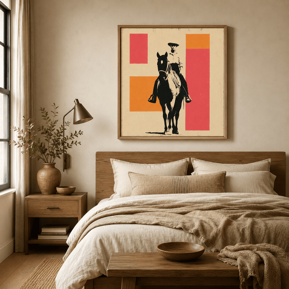 Western Wall Art Canvas Print — High Noon by Rossetti Art