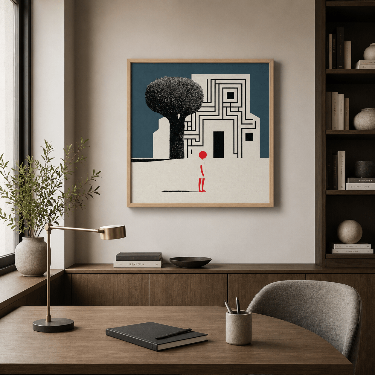 Whimsical Wall Art Canvas Print — The Labyrinth by Rossetti Art

