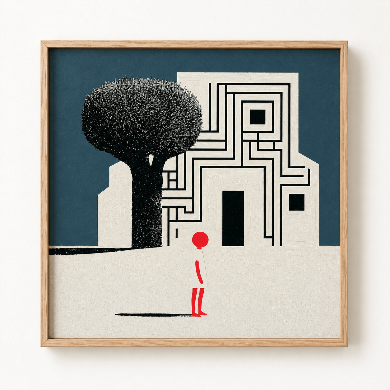 Whimsical Wall Art Canvas Print — The Labyrinth by Rossetti Art
