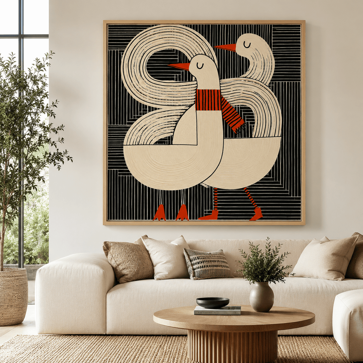 Whimsical Wall Art Canvas Print — The Promenade by Rossetti Art