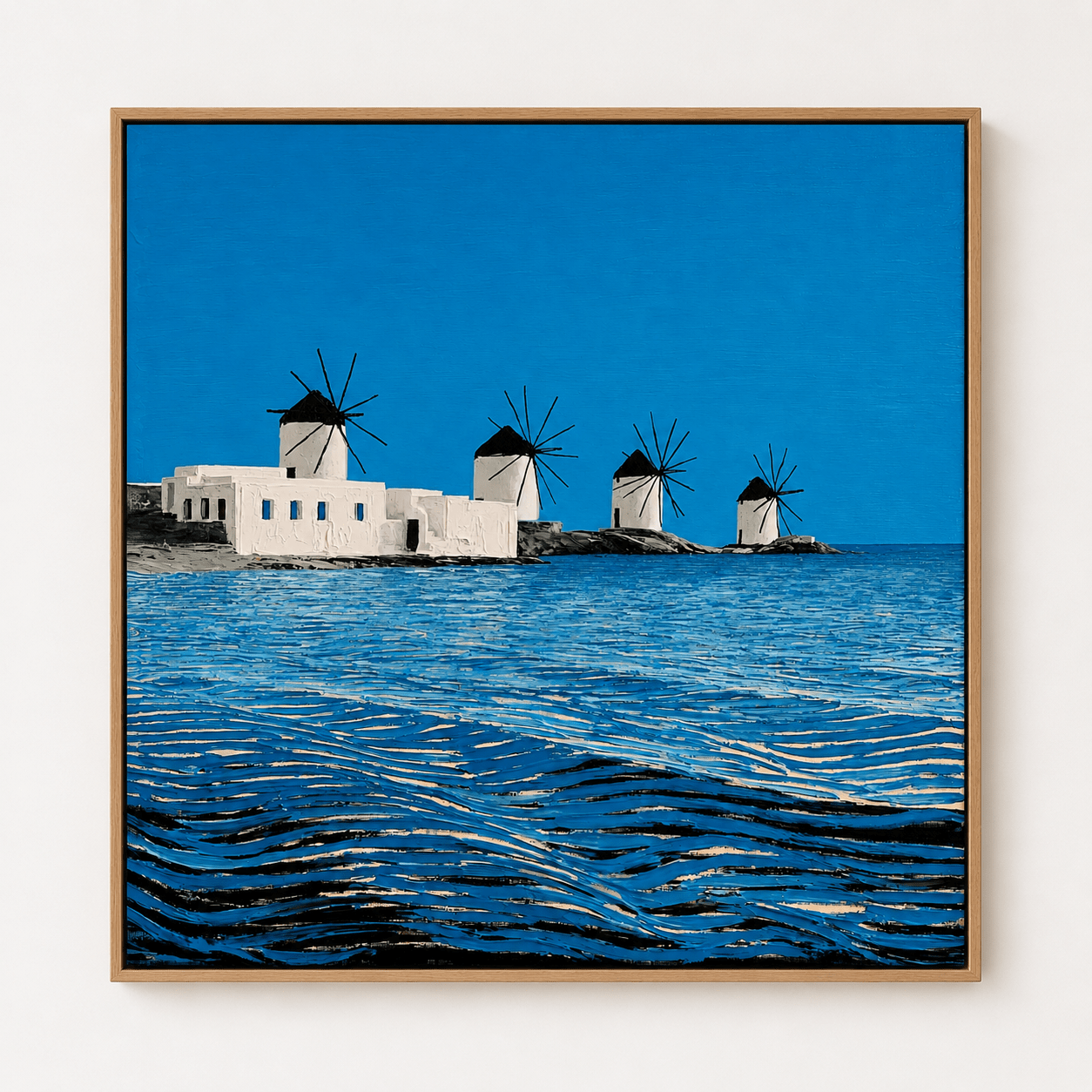 Windmill Wall Art Canvas Print — Kato Mili by Rossetti Art