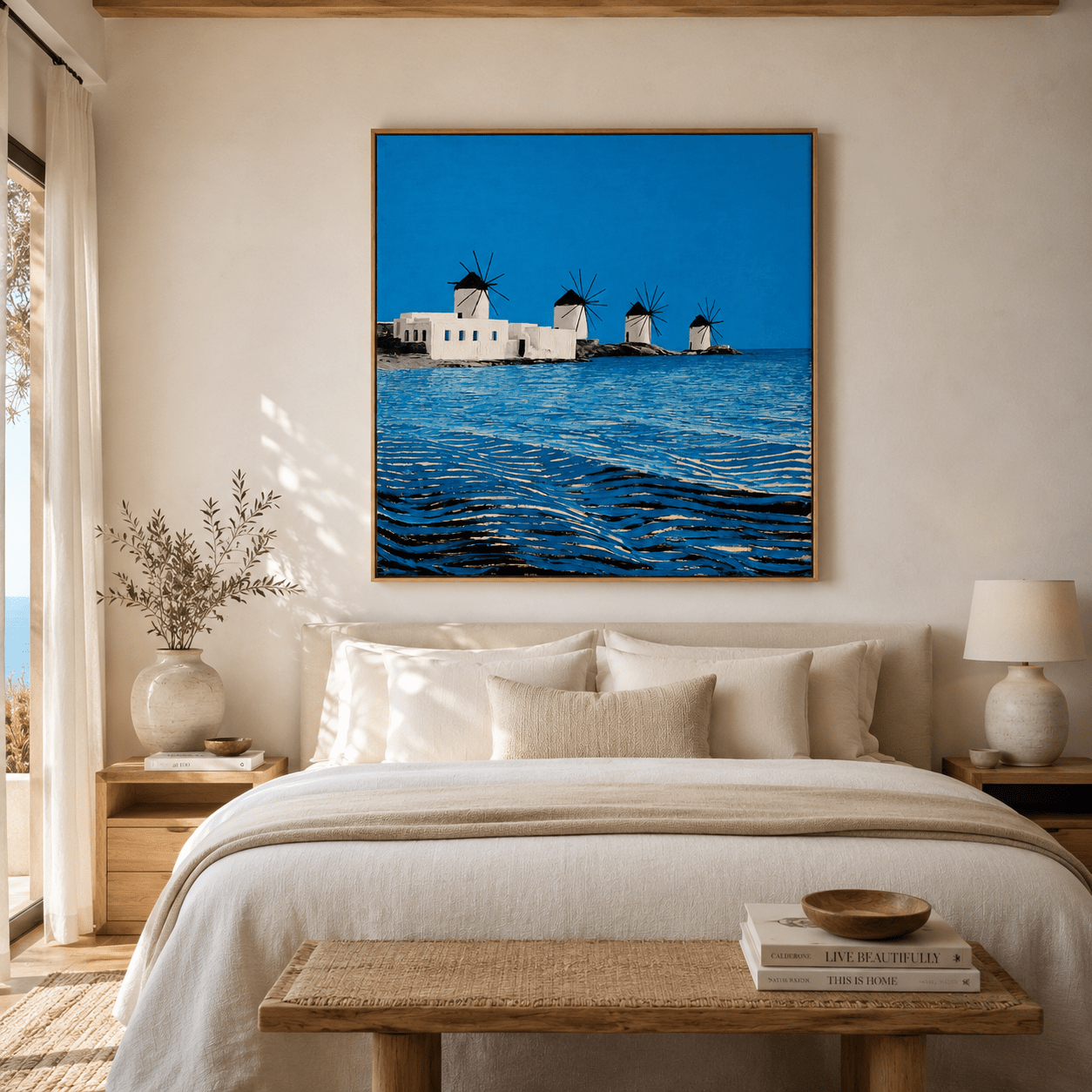 Windmill Wall Art Canvas Print — Kato Mili by Rossetti Art
