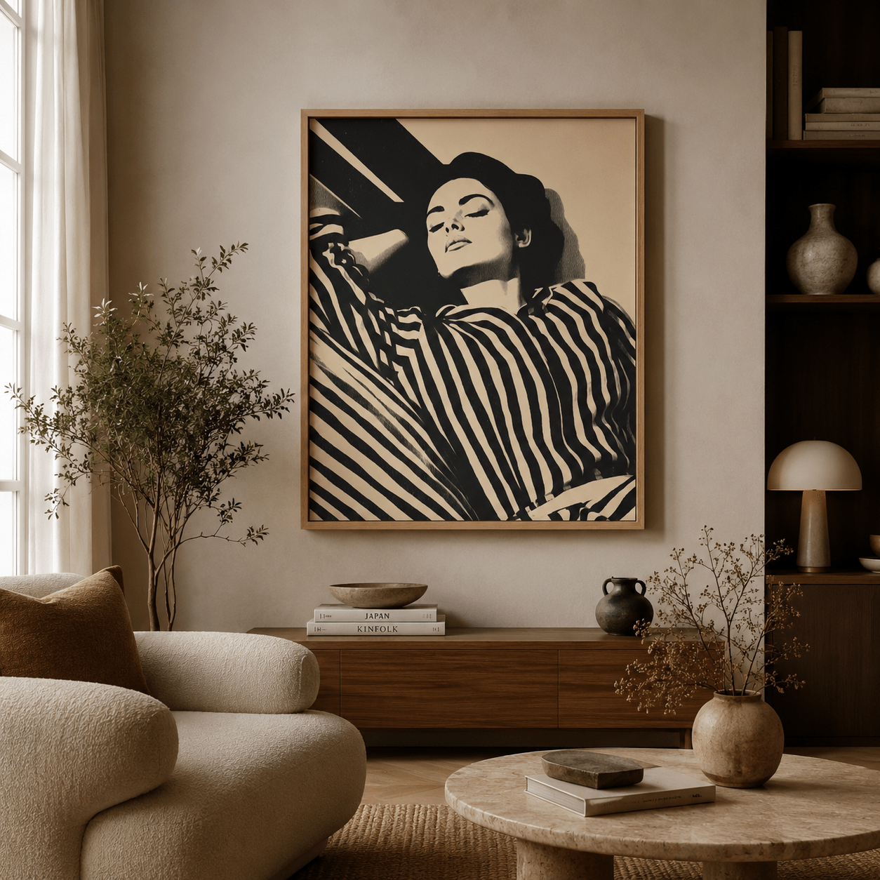 Woman Wall Art Black and White — Still Frame | Rossetti Art