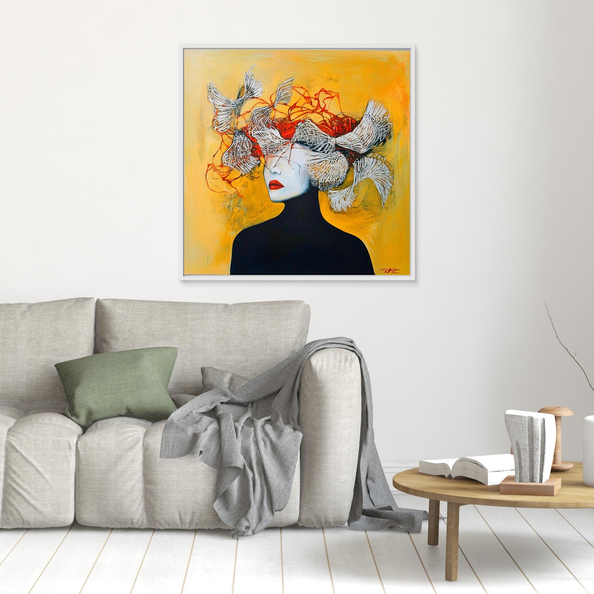 Canvas Print - Butterfly Dreams - Modern Portrait Canvas Art | Abstract Wall Decor