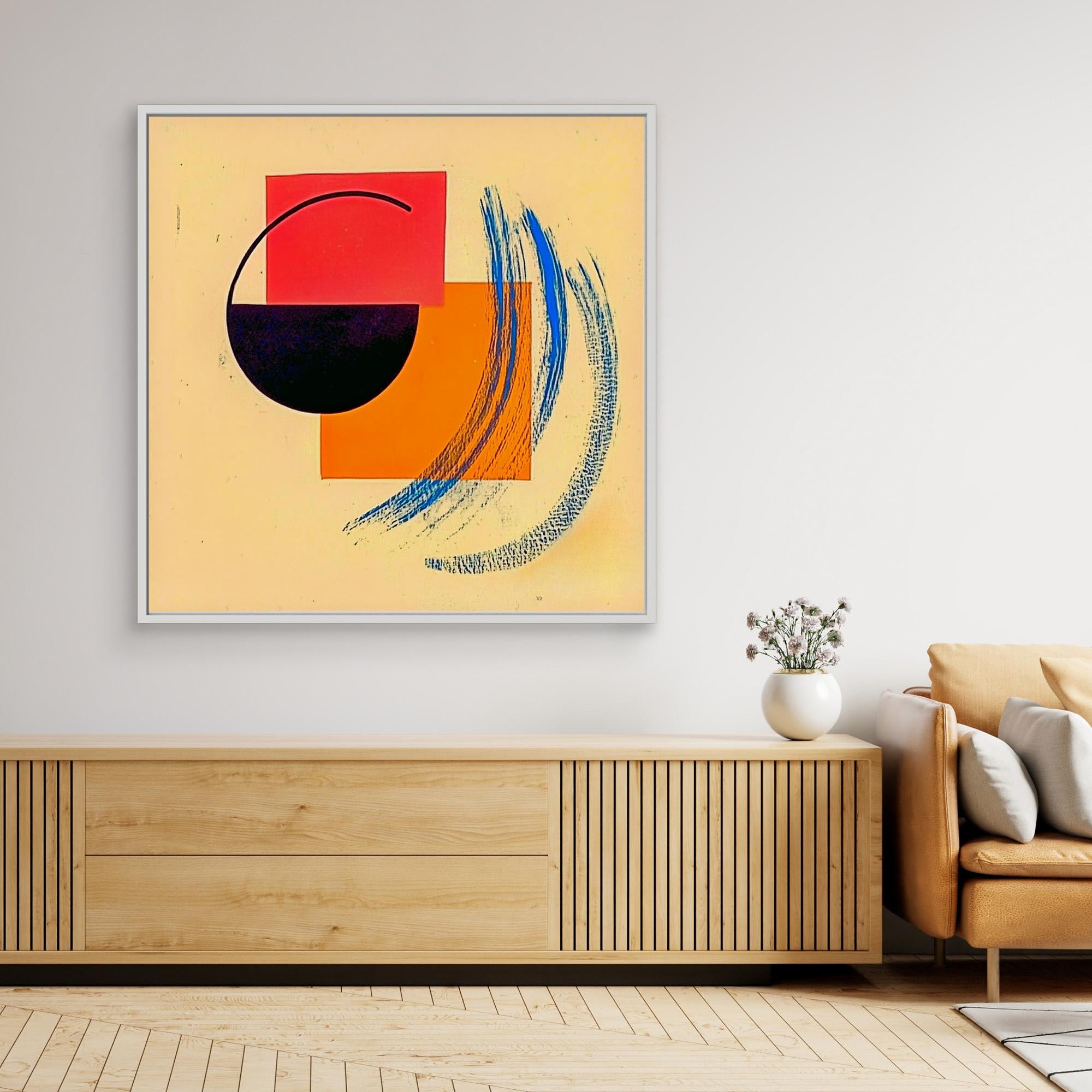 Canvas Print : Geometric Abstract  - Modern Shapes Wall Decor