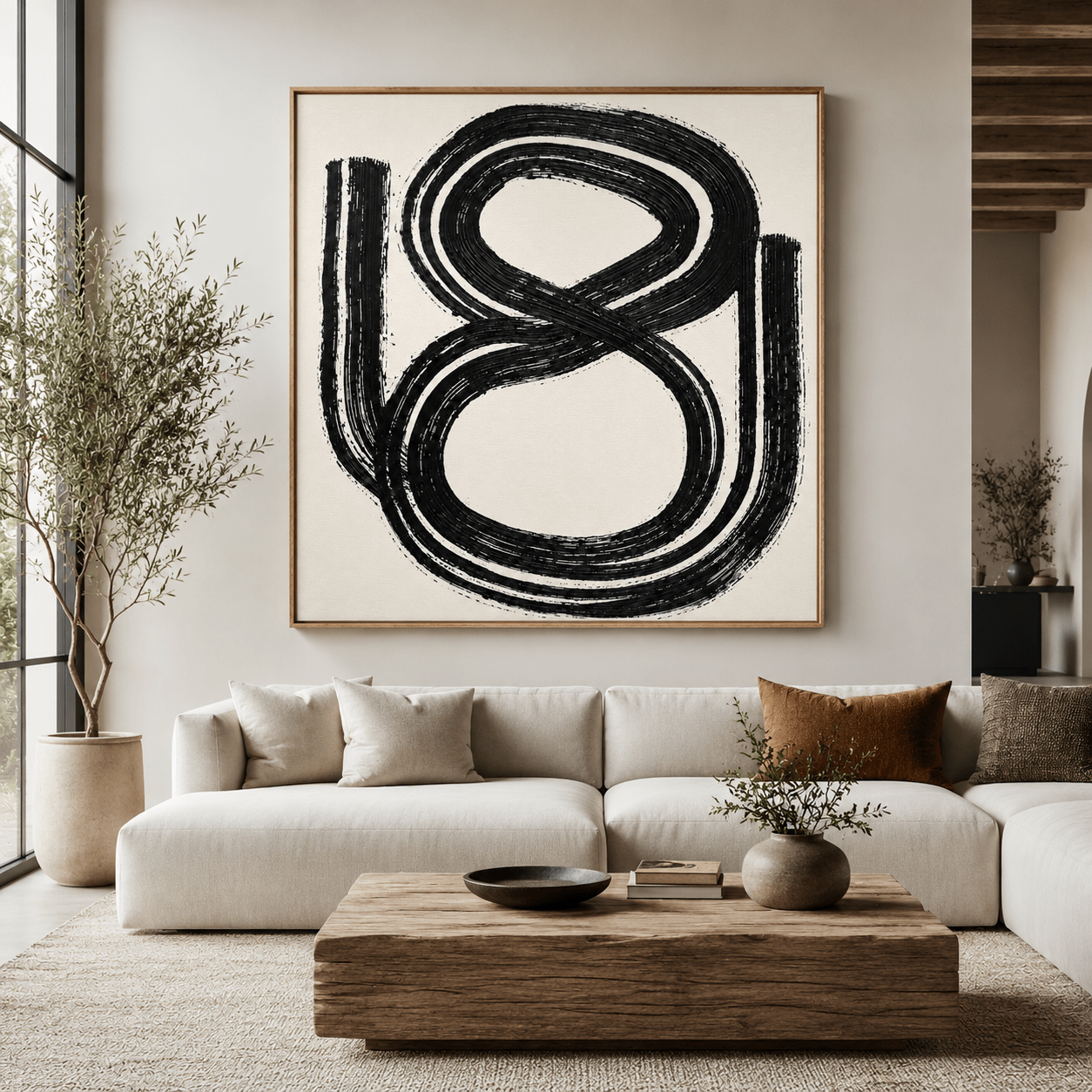 Zen Wall Art Canvas Print — Continuum by Rossetti Art