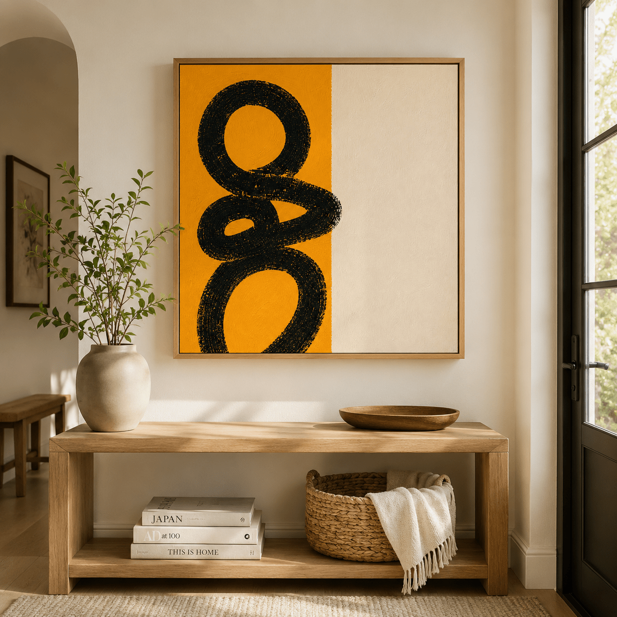 Zen Wall Art Canvas Print — Continuum by Rossetti Art