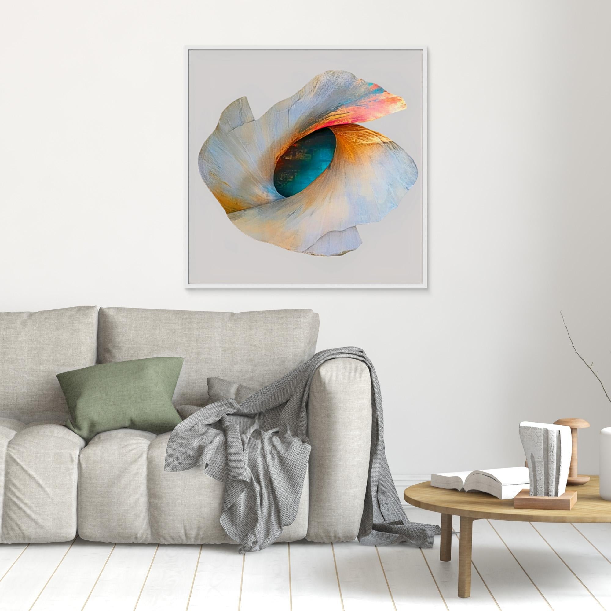 Canvas Print: Ethereal Bloom - Abstract Organic Wall Art