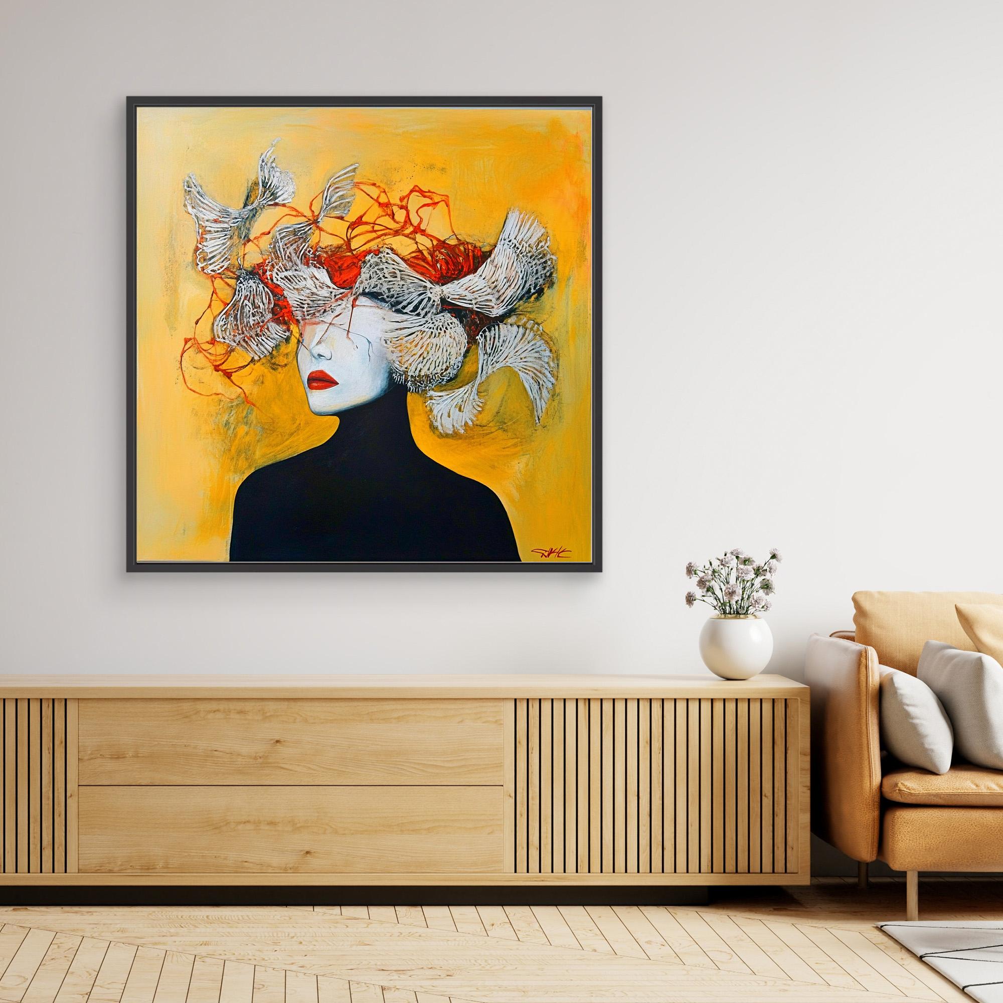 Canvas Print - Butterfly Dreams - Modern Portrait Canvas Art | Abstract Wall Decor